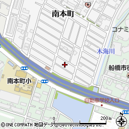 千葉県船橋市南本町33-18周辺の地図