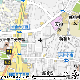 ＤＥＮハイム新宿周辺の地図