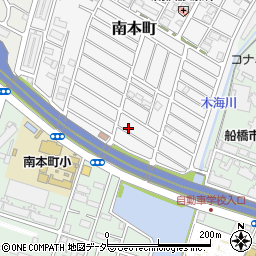 千葉県船橋市南本町33-10周辺の地図