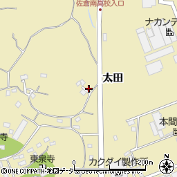 千葉県佐倉市太田1937周辺の地図