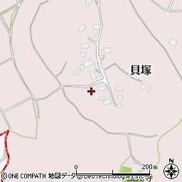 千葉県匝瑳市貝塚403周辺の地図