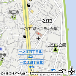 東京都江戸川区一之江2丁目6-17周辺の地図
