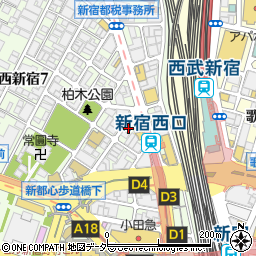春日亭 西新宿店周辺の地図