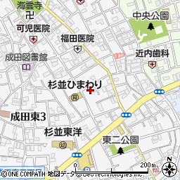 成田東ハイツ周辺の地図