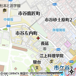 東京都新宿区市谷左内町39周辺の地図