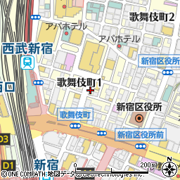 焼鳥屋 鳥貴族 歌舞伎町セントラルロード店周辺の地図