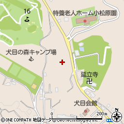 東京都八王子市犬目町822周辺の地図
