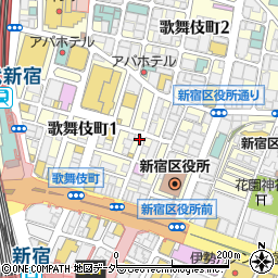 ばんから 新宿東口店周辺の地図