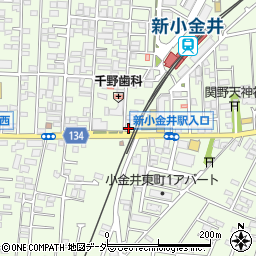 東京都小金井市東町4丁目7-2周辺の地図