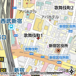 シーシャ 煙間 ‐エンマ 歌舞伎町店周辺の地図