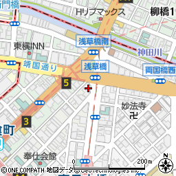 セブンイレブン日本橋横山町店周辺の地図
