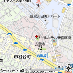 東京都新宿区住吉町13周辺の地図