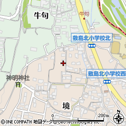 山梨県甲斐市境1005周辺の地図