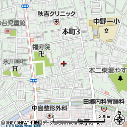 ＶＥＲＴ中野新橋１周辺の地図