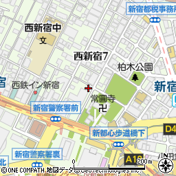 新宿ダイカンプラザシティ２周辺の地図