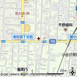 東京都小金井市東町4丁目11-19周辺の地図