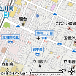 株式会社ウェブ　西東京支店周辺の地図