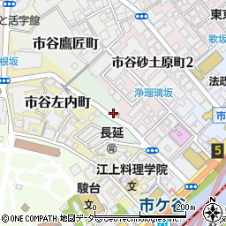 東京都新宿区市谷長延寺町5周辺の地図