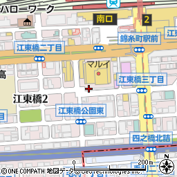 名代宇奈とと 錦糸町店周辺の地図