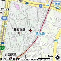 東京都中野区本町1丁目12周辺の地図