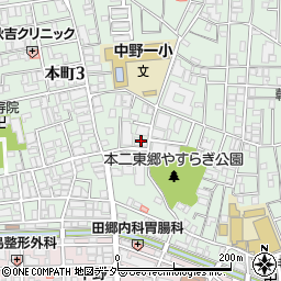 ルーブル中野坂上弐番館周辺の地図