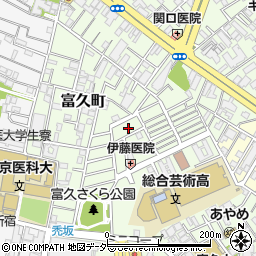 東京都新宿区富久町30周辺の地図