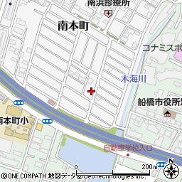 千葉県船橋市南本町36-13周辺の地図
