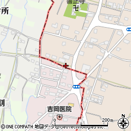 山梨県甲州市塩山下塩後381周辺の地図