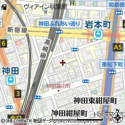 タイムズ神田東松下町第５駐車場周辺の地図