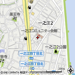 東京都江戸川区一之江2丁目6-16周辺の地図