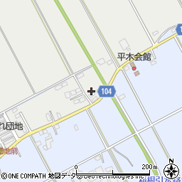 千葉県匝瑳市上谷中156周辺の地図