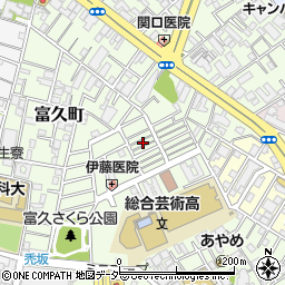 東京都新宿区富久町26周辺の地図