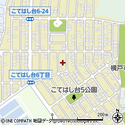 千葉県千葉市花見川区こてはし台6丁目7周辺の地図