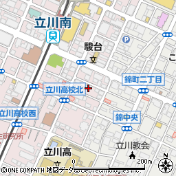 東京都立川市柴崎町3丁目11周辺の地図
