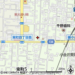 東京都小金井市東町4丁目11-18周辺の地図