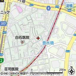 東京都中野区本町1丁目周辺の地図