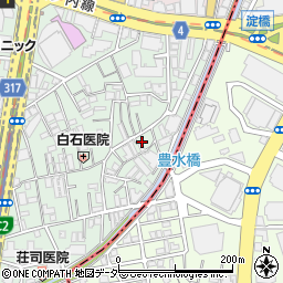 東京都中野区本町1丁目周辺の地図