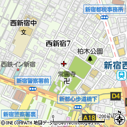 個室肉バル TORO 新宿西口本店周辺の地図