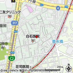 東京都中野区本町1丁目19周辺の地図