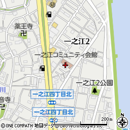 東京都江戸川区一之江2丁目6周辺の地図