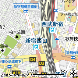 エルセーヌ新宿本店周辺の地図