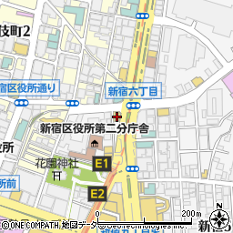 新宿区役所　健康づくり課健診係周辺の地図