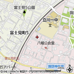 東京都立川市柴崎町1丁目8周辺の地図