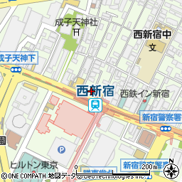 新宿加藤整骨院周辺の地図
