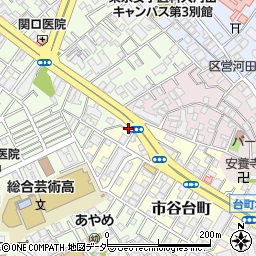 東京都新宿区市谷台町17周辺の地図
