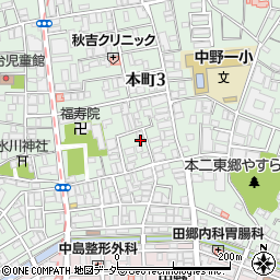 中野第２マンション周辺の地図