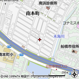 千葉県船橋市南本町36-20周辺の地図