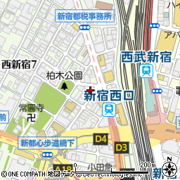 まつげ家Ｋｕｒｕｎ・新宿店周辺の地図