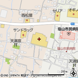 山梨県甲州市塩山下塩後910周辺の地図