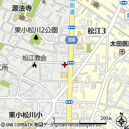 東松中央通り商店会周辺の地図